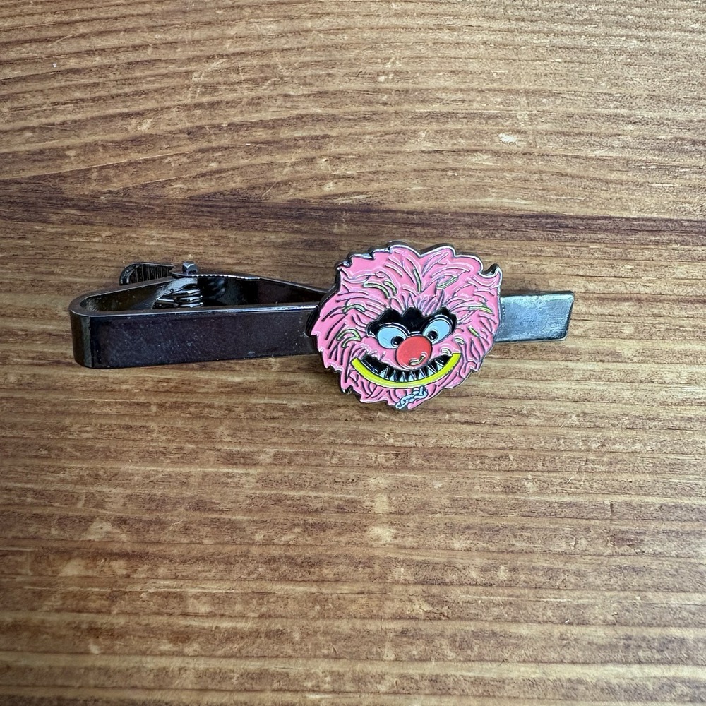ANIMAL - Jim Henson's Muppets TV Series Face - Tie Clip Clasp - Band Drummer!